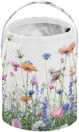 Tatenale Crochet Bag Yarn Bag Knitting Project Bag with Pockets and