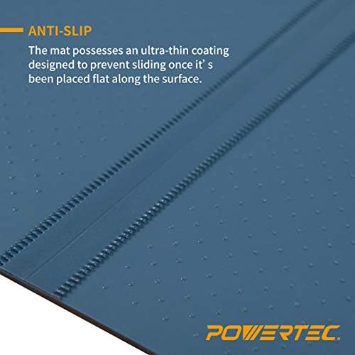 POWERTEC 61002 18” x 24” A2 Non-Slip Double Sided Rotary Cutting Mat