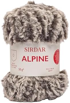 Sirdar Alpine - Luxe Faux Fur Yarn - Brindle (403) - 50g