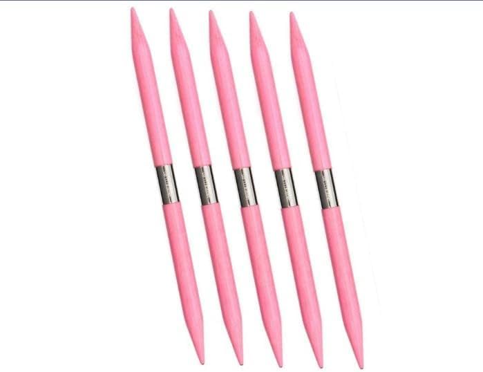 Lykke Knitting Needles, Blush 15cm (6”) Double Pointed Needles