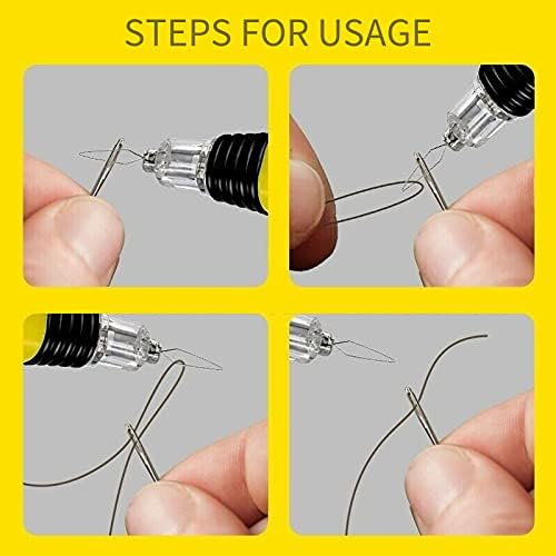 2-Piece LED Needle Threaders, Batteries Included