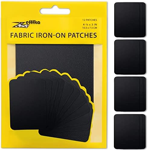 ZEFFFKA Premium Quality Fabric Iron-on Patches Inside & Outside
