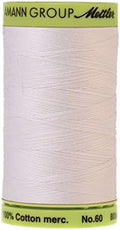 Mettler Silk-Finish Cotton Embroidery Thread, 875 yd, White