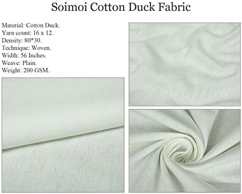 Soimoi Cotton Canvas | 56" Wide, Sold by The Yard | Artistic Pattern