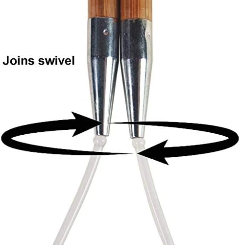 ChiaoGoo Bamboo 9-Inch, US 9 (5.5mm) Circular Knitting Needle