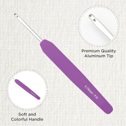 KnitPro Waves 2.0 Single-Ended Crochet Hooks | US Size F (3.75mm)