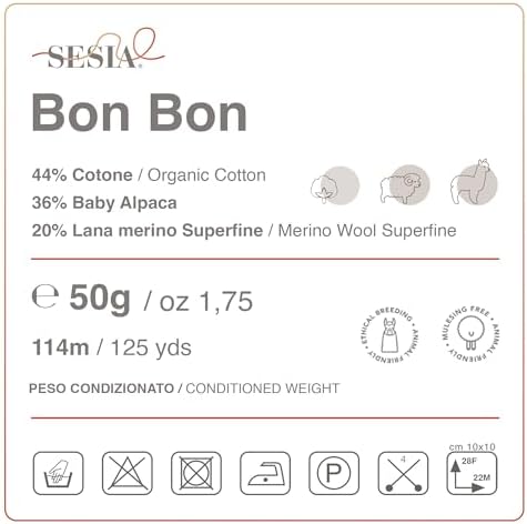 2 Skeins, Baby Alpaca, Superfine Merino Wool, Cotton, 458 Yds/3.5 oz.