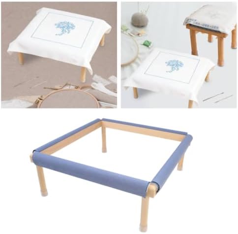 Fancyes Embroidery Frame Cross Stitch Frame Wooden Square Embroidery