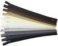 YKK Zippers MultiColor Neutral Colors Pack 7 Inch Number 3 Nylon Coil