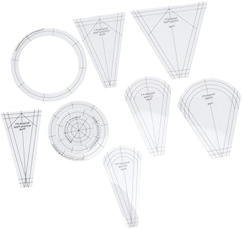 10pc Acrylic Quilting Rulers Set with Board for Sewing Crafts