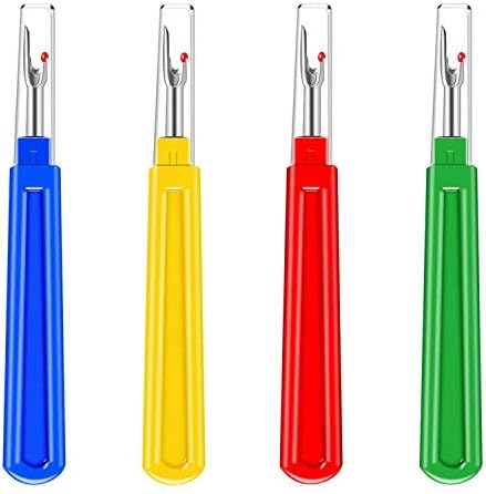 BEADNOVA Seam Ripper 4pcs Stitch Remover Big Stitch Ripper Thread