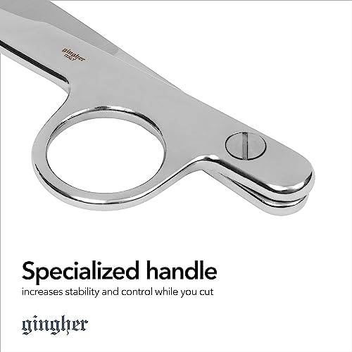 Gingher 4.5" Spring-Action Knife-Edge Thread Snips, Fabric Scissors