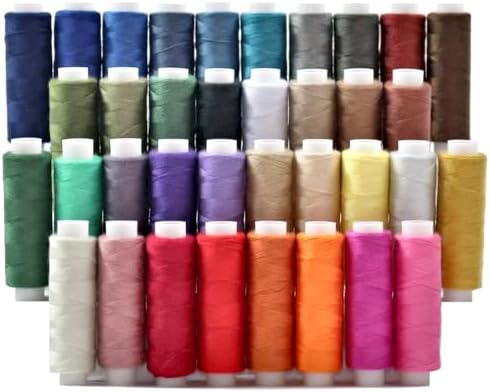 BlesSew Polyester Sewing Thread Set, 36 Sewing Machine Thread Spools