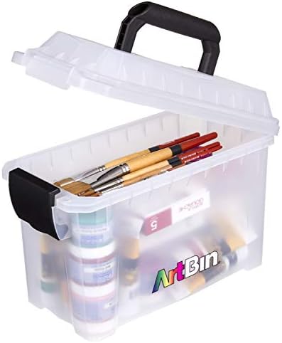ArtBin Mini Sidekick Carrying Case with Handle, Clear
