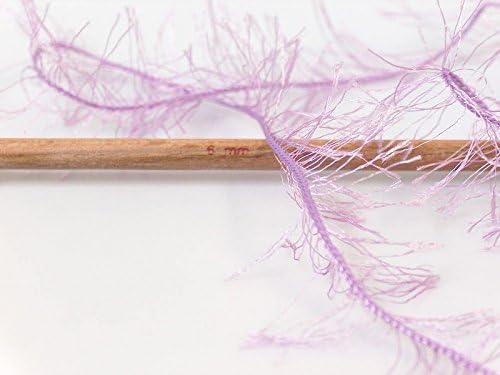 2 Lilac Ice Yarns Eyelash Fun Fur Yarn 100 Gram (3.53 Ounces)