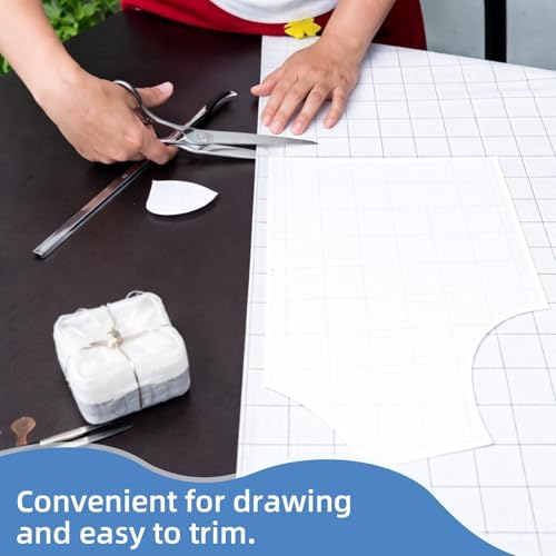 Breling 48 Inches Wide x 8 Yard Fusible Interfacing with 1.5 Inches