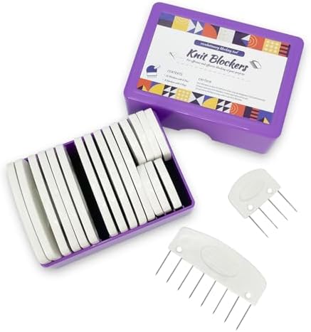 20Pcs Knit Blocking Pins Kit for Crochet Projects