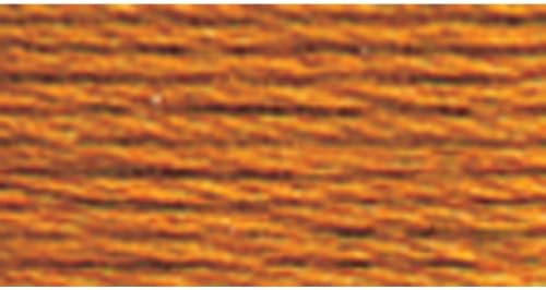 DMC 117-976 6 Strand Embroidery Cotton Floss, Medium Golden Brown