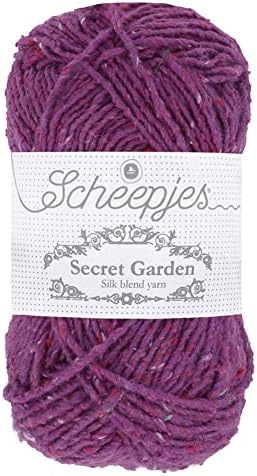 Scheepjes Secret Garden Yarn 50g - 736 Bird Bath Gray, Cotton/Poly