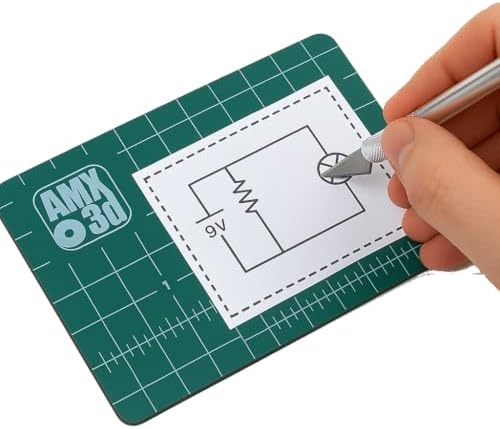 Self-Healing Cutting Mat 3.5 x 5 inch Double-Sided Gridded Surface for