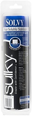 Sulky 12-Inch by 9-Yard Solvy Water Soluble Stabilizer Roll - 2 PACK