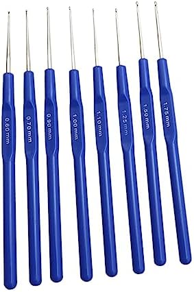 8-Piece Crochet Hook Set, 0.6 to 1.75mm