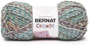 Bernat Cottage, Bulky Soft Yarn for Crocheting, Teal Time, 3-Pack