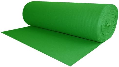 100% Wool Felt Lime Green 1.2 MM Thick X 72 Inches Wide X 1 Yard Long