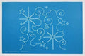 Full Line Stencil Christmas Star, Continous E2E Quilt Template (60041)