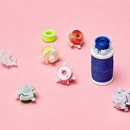 WILLBOND 50 Pieces Bobbin Holder Sewing Clips Tool for Spools of