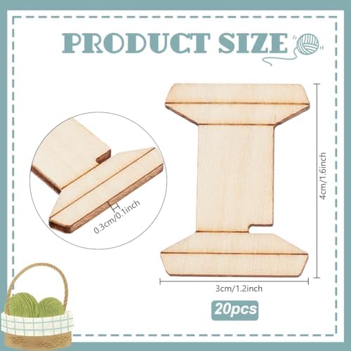 PH PandaHall 20pcs Thread Organizer Bobbin Winder Embroidery Thread