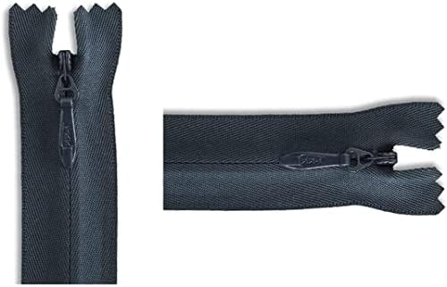 #5 Invisible Bridal Wear YKK (Conceal) Navy Zipper - Closed Bottom