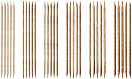 Knit Picks Double Pointed Wood Knitting Needles Set, 8 inches