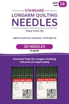 Handi Quilter Longarm Quilting Needles - Standard Sharp Point (R) Size