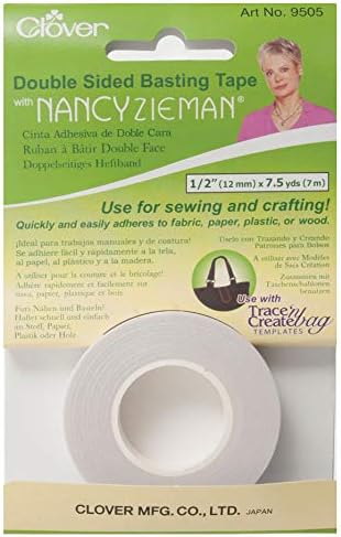 Clover Double Sided Basting Tape with Nancy Zieman, 1/2-inch by