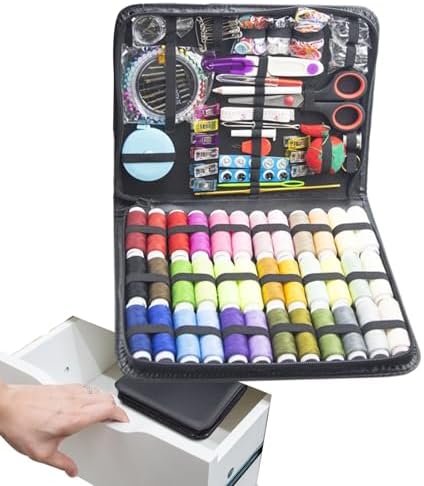 awakentti Sewing Kit with Case Portable Sewing Supplies, Home Sewing