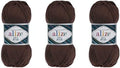 Alize Diva Plus Silk 100% Microfiber Acrylic and Mercerized Effect