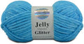 Jelly Chunky Glitter Chenille Blanket Yarn for Crocheting and Knitting