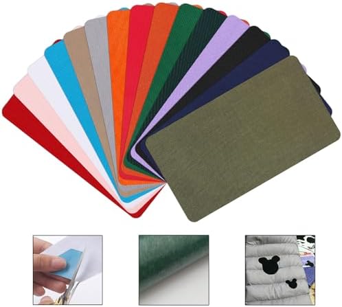 15 Pcs Nylon Repair Patches, Self-Adhesive, Waterproof, 20 X 10 Cm