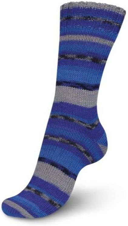 4 Ply Multicolour Sock Yarn - Regia 4 Ply Color 100g Blue United
