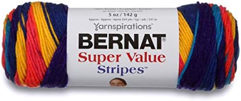 Bernat Super Value Yarn - 4 Medium Worsted Gauge 100% Acrylic - 5oz