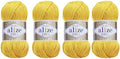 4 Balls Hand Knitting Yarn 100% Microfiber Acrylic Yarn Alize Diva