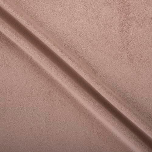 Mook Fabrics Solid Blaze Fleece [90in. Wide], Carmel Cut by The Yard