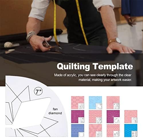 11pcs DIY Quilting Template Set Sewing Acrylic Template Ruler Series 5