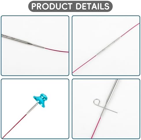 Froggod 5-Inch(12.8cm) Lace Interchangeable Circular Knitting Needles