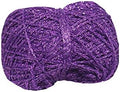 Purple Glitter Yarn Crochet Thread Sparkle Metallic Lurex Lame Shine