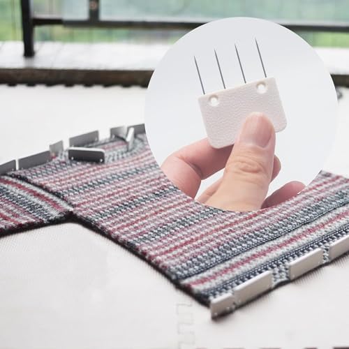 Knit Blocking Comb Set,Knitting Blocker Pin Crochet Fixed Comb T Pins