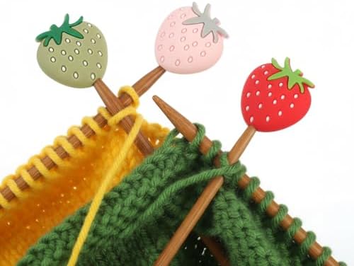4 Pcs Knitting Needle Point Protectors, Needle Stoppers Cartoon