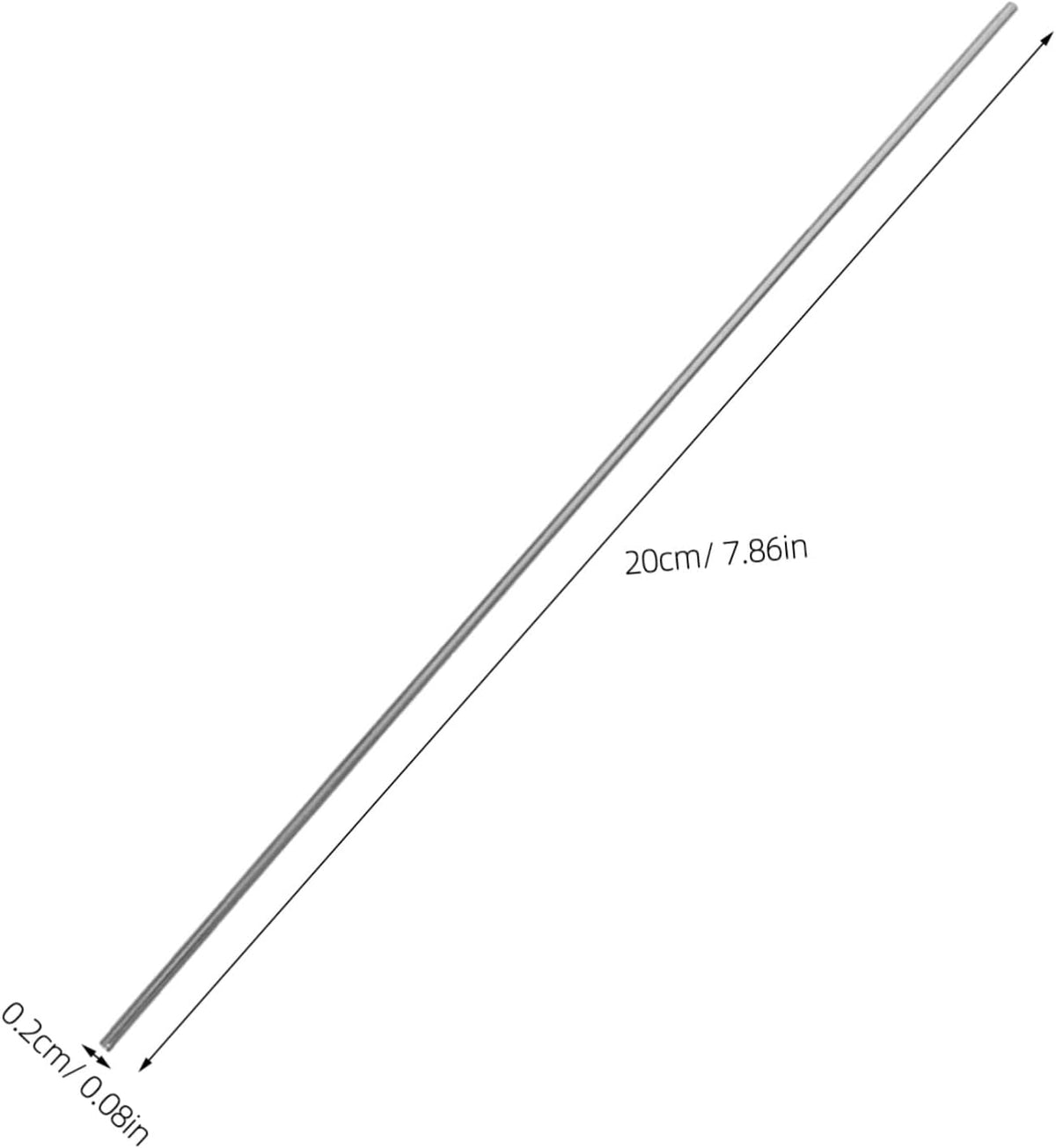 24pcs Stainless Steel Fixed Rod Pins for Knitting Blocking