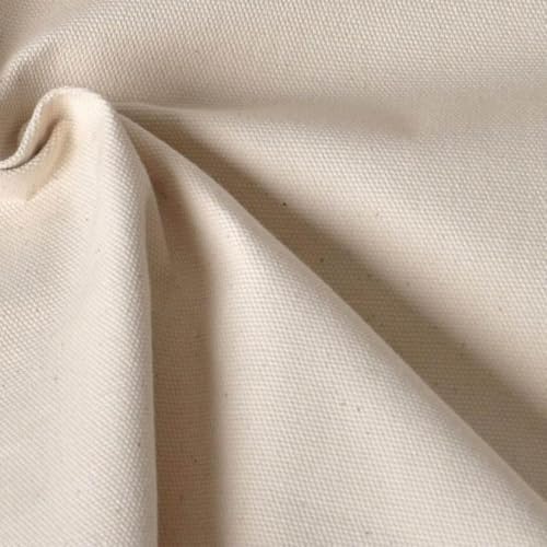 Natural Cotton Duck Canvas Fabric by the Yard – 7oz Heavy Duty 60 Inch